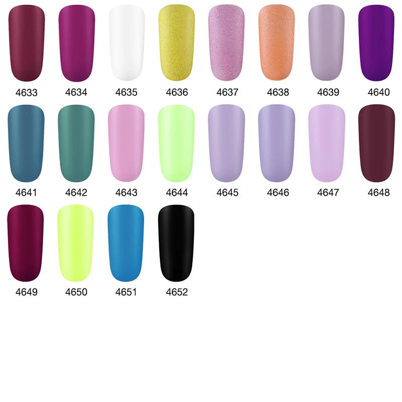 

Elite99 10ml 3 in 1 One Step Matte Gel Polish Soak Off UV LED Semi-permanent One Step Nail Polish Lacquer No Need Top Base Coat