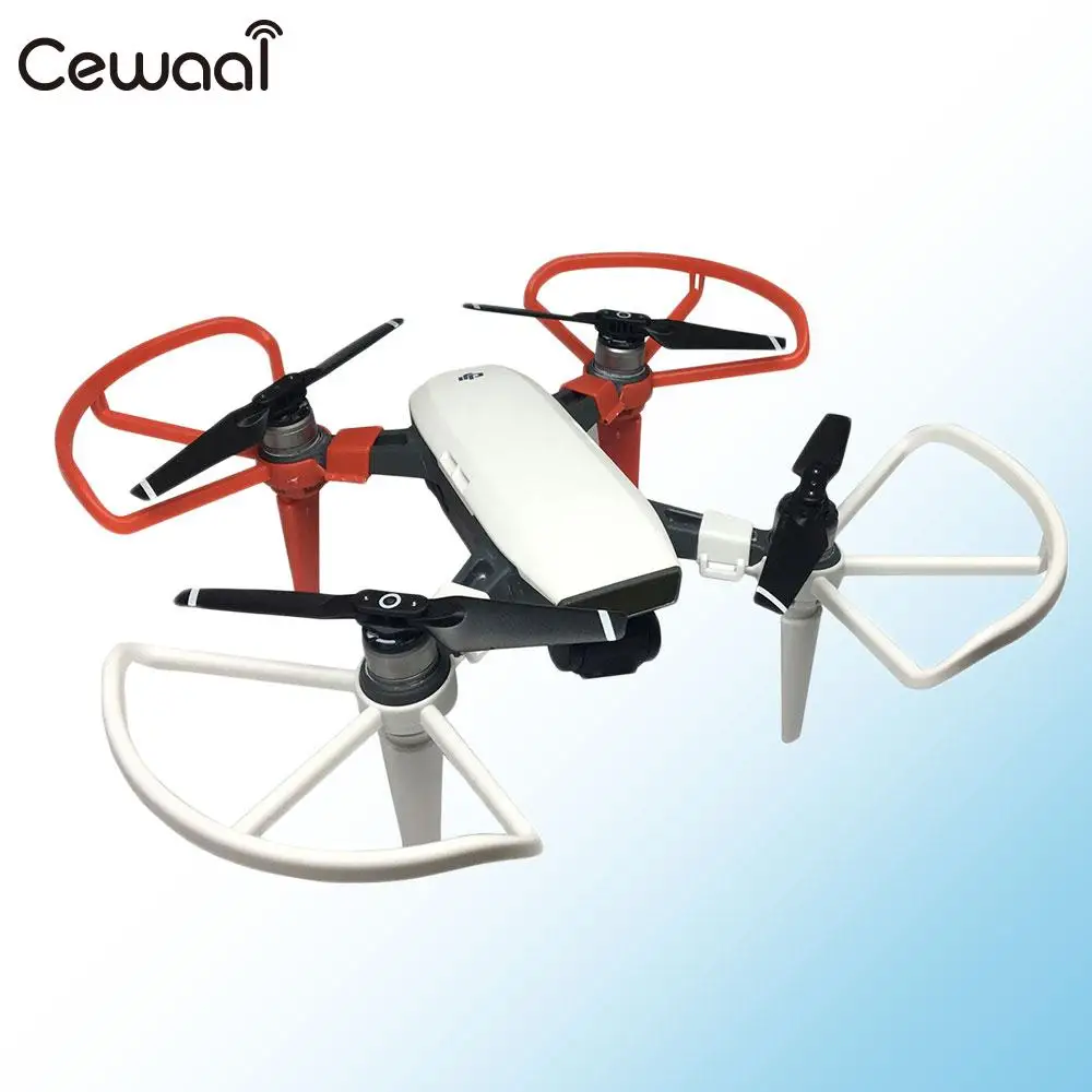 2 в 1 Пропеллер Защита лезвия расширение шасси для DJI Spark RC Drone запчасти |