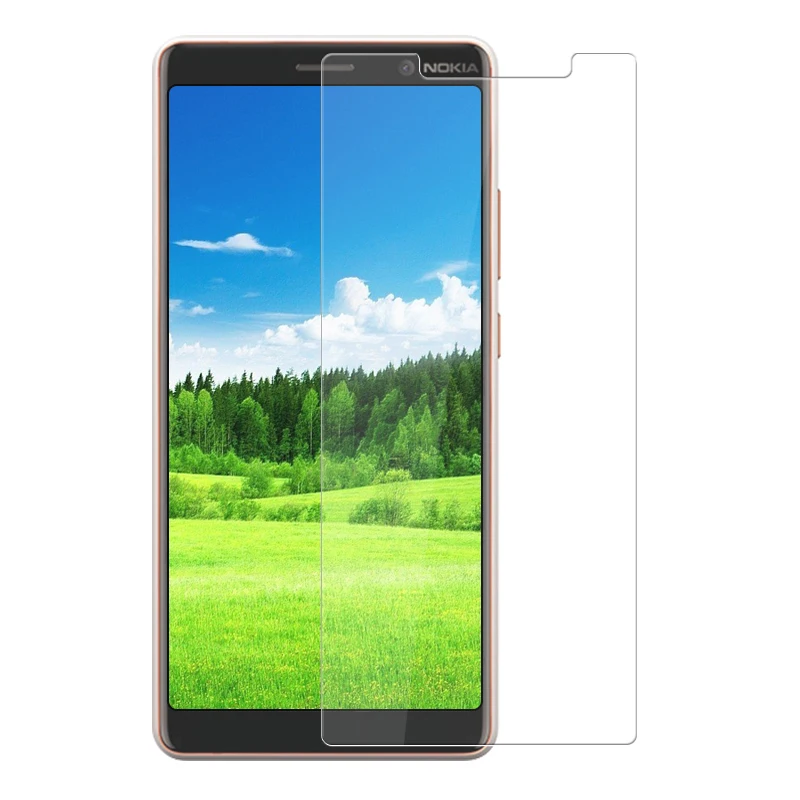 Полное покрытие закаленное стекло для Nokia 7 Plus Защита экрана 6 0 дюймов защитная