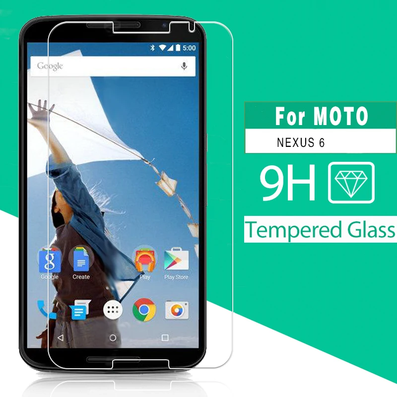 Ультратонкое закаленное стекло 2.5D для Motorola Moto Nexus 6 Shamu X Pro XT1100 XT1103 XT1105 Защитная