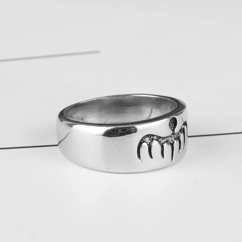 MQCHUN популярный фильм Джеймс Бонд призрак Логотип кольца 007 Осьминог кольцо из