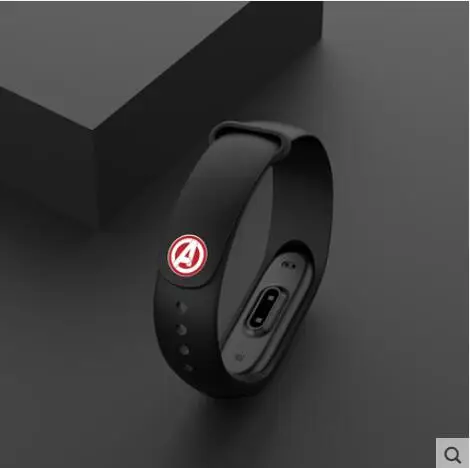 avengers marvel For Xiaomi Mi Band 4 3 2 Bracelet Strap Miband 3 2 Strap Wristband Band For Mi Band 2 3 4 Silicone