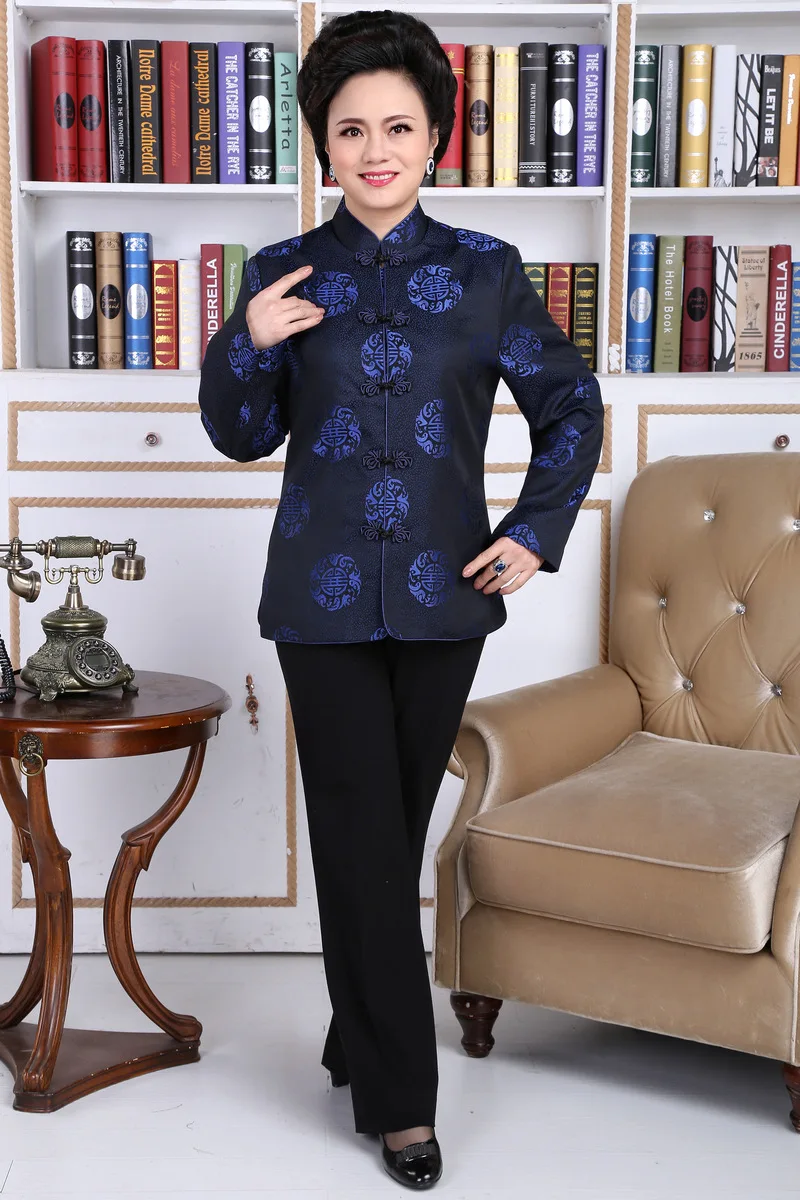 Китайский традиционный Национальный костюм для женщин и мужчин с длинным