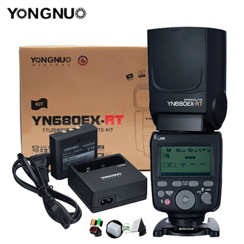 Беспроводная вспышка Yongnuo для Canon литиевая высокоскоростная с поддержкой TTL lite GN60
