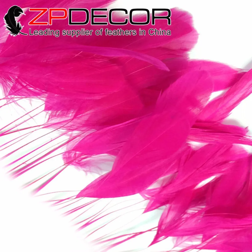 

Ведущий поставщик ZPDECOR 100 шт./лот 25-30 см (10-12 ") Хорошее качество ярко-розовый в полоску петух хвост перо дешевые продажи