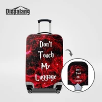 dispalang women men new fashion luggage protective cover for 18 32 inch suitcase universe space dust rain trolley baggage covers