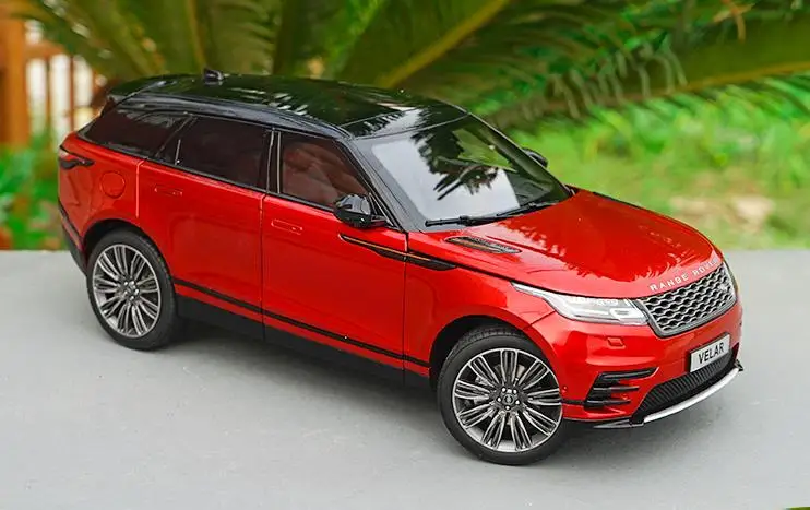 Красный Высокая имитация VELAR SUV, усовершенствованная Коллекция Модель 1:18 игрушечных автомобилей из сплава, литая металлическая модель, Изысканные Подарки - Цвет: Красный