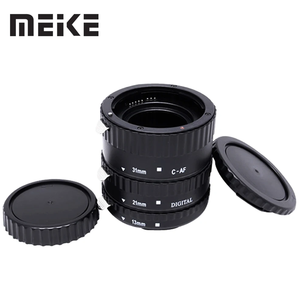 Meike Автофокус AF макро Удлинительное Кольцо для Canon EOS 1300D 800D 760D 750D 700D 650D 200D 77D 80D 60D 5Ds