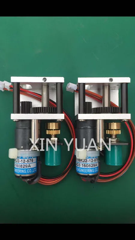 2 комплекта полный мотор накатных валиков Ryobi Печатный мотор с проволочной TE-16KJ2-12-576 TE16KJ2-12-576