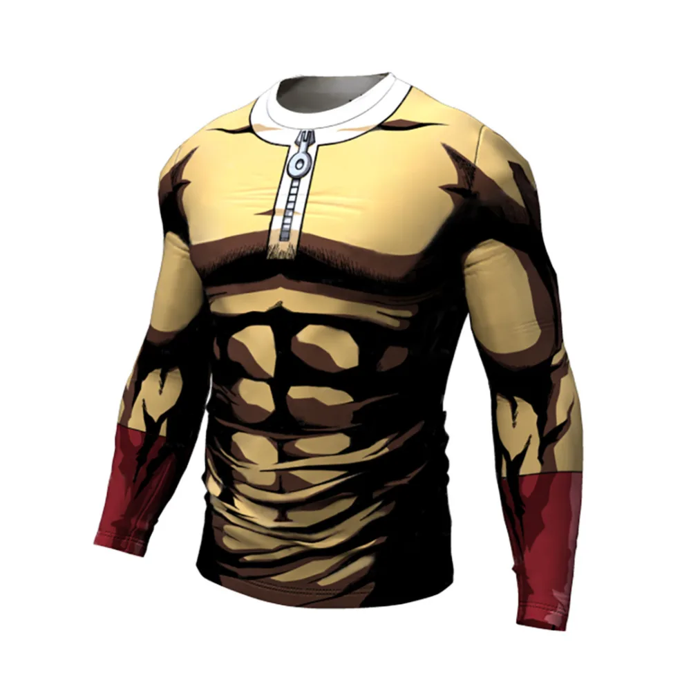 Мужская футболка One punch 2021 крутая Дизайнерская мужская с аниме САЙТАМА сенсей 3d