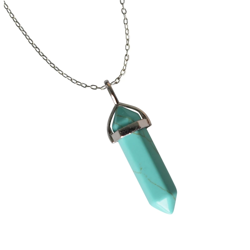 Винтажное ожерелье с кулоном из кварца и кристаллов для женщин howlite, ожерелье из лазурита с тигровым глазом, модное ювелирное изделие, бижутерия