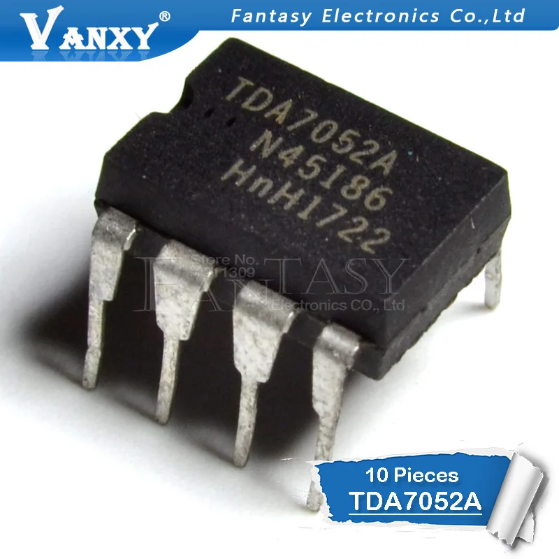 10 шт. TDA7052A DIP-8 TDA7052 DIP 7052A DIP8 | Электронные компоненты и принадлежности
