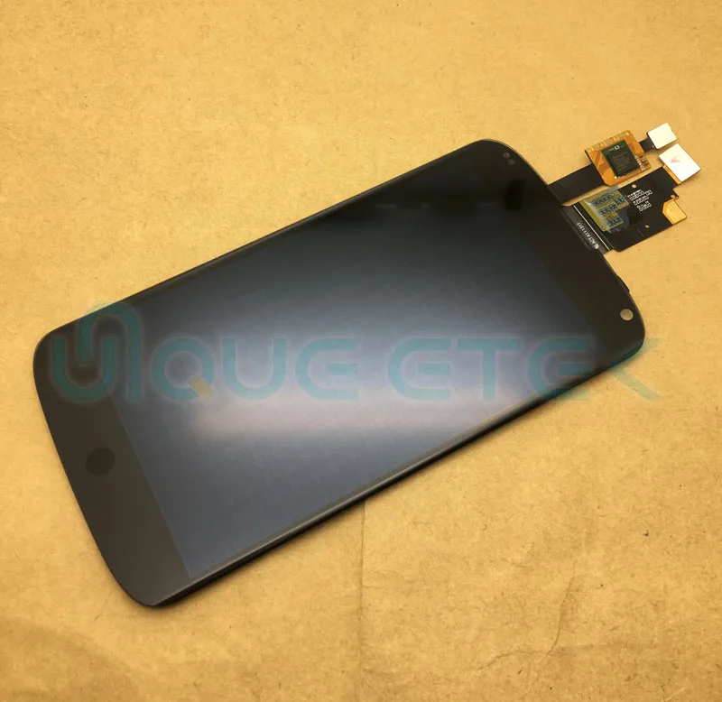Протестированный ЖК дисплей с рамкой для LG Optimus Google Nexus 4 сменный сенсорный экран