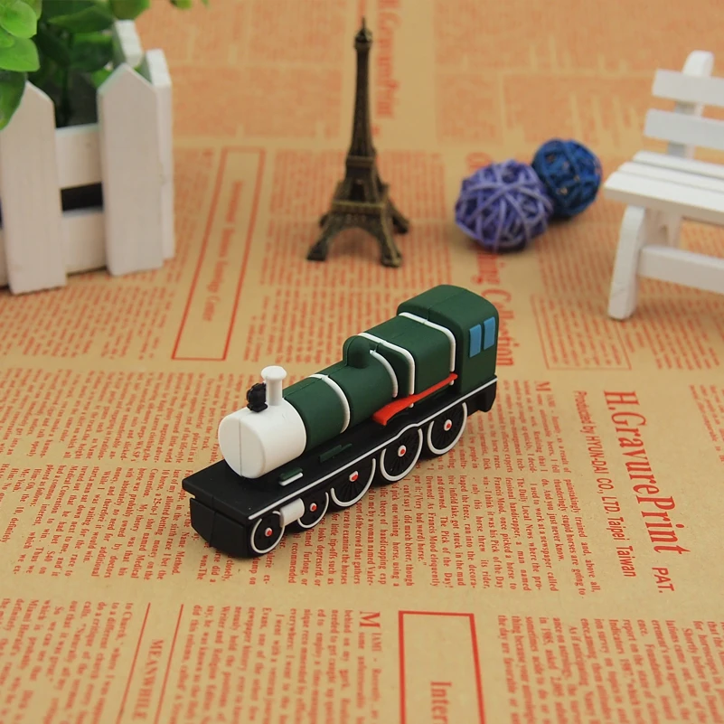 Мультфильм USB 2 0 поезд стиль флешки прекрасный силиконовый Usb флешка Творческий
