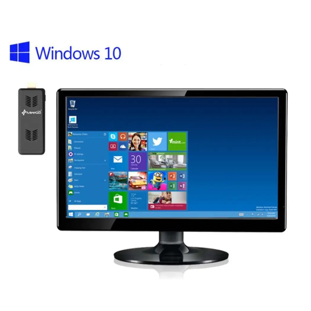 Четырехъядерный мини хост Windows 10 Pocket Compute Stick 4 + 32G|Мини ПК| |