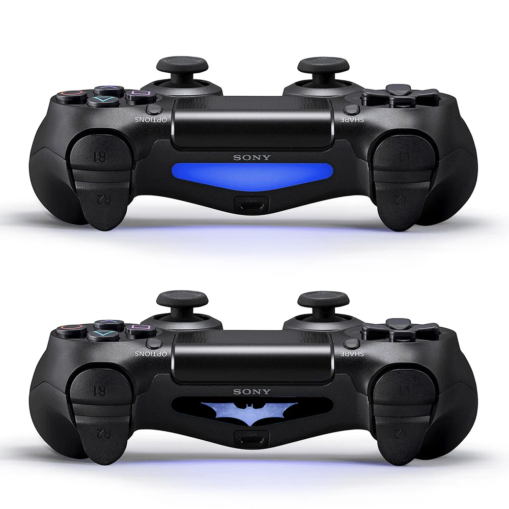 2 шт. наклейка светодиодный светильник для PS4 контроллер Крышка виниловая наклейка для playstation 4 Геймпад контроллер аксессуары