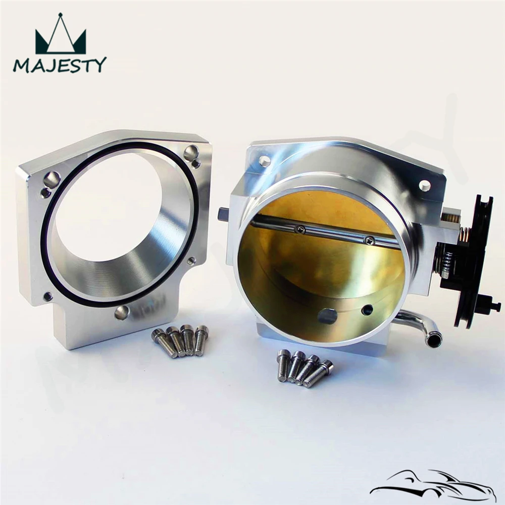 Впускной корпус дроссельной заслонки + переходная пластина для GEN III LS1 LS2 LS3 LS6 LS7 LSX