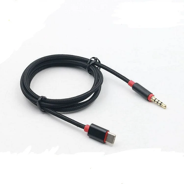Адаптер для аудиокабеля с разъемом USB Type-C на 3 5 мм 20 шт./лот Aux кабель