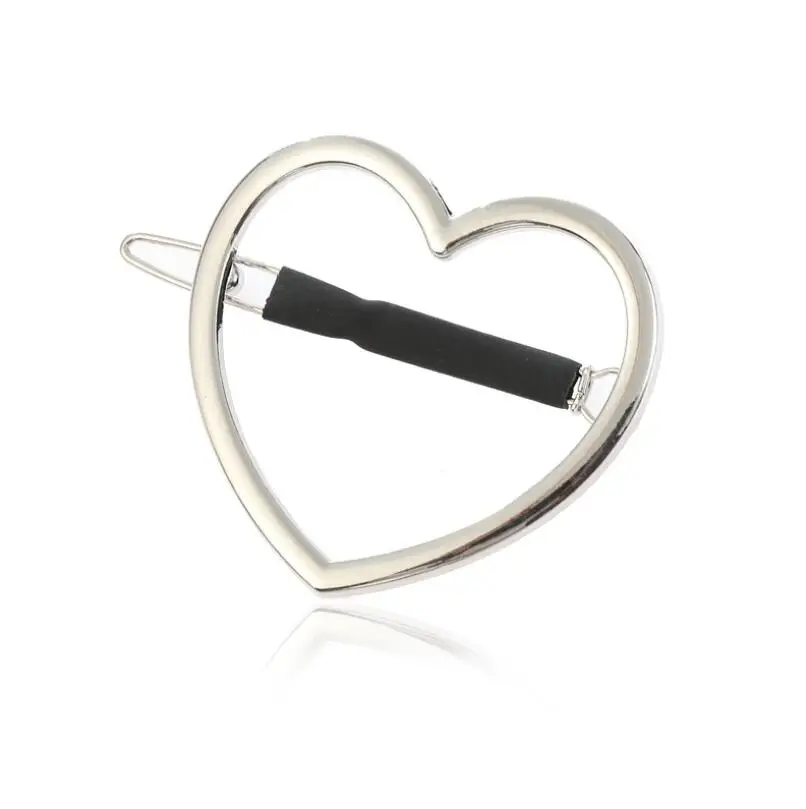 Hair Clip 15 Hfarich Золотой Серебряный металлик в виде звезды луны сердца заколки для волос женские головные уборы заколки для волос кошки минималистичный подарок, аксессуары для волос - Окраска металла: Hair Clip 15