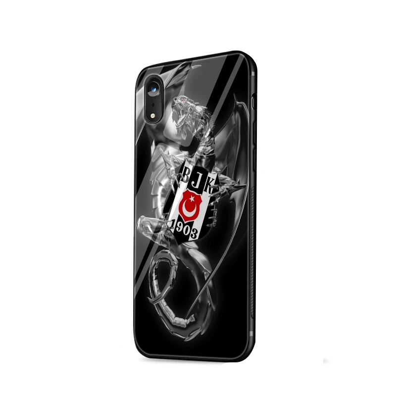 Стеклянный чехол для iPhone 5 5S SE Desxz Besiktas BJK 6 6s 7 8 Plus X XR XS Max |
