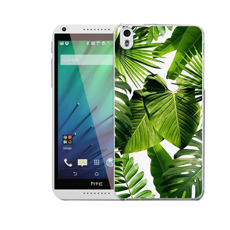 Qmswei ТПУ прозрачный чехол для телефона htc M8 мягкие Флора лист волк алмазов картина