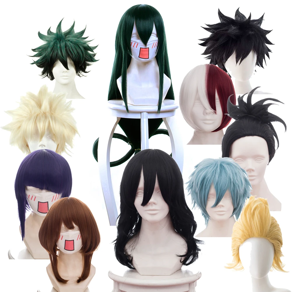 

Brdwn моя геройская Академия Izuku мидория очако урарака шото тодорок косплей аксессуары для волос одежда для волос