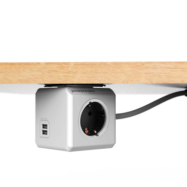 Allocacoc умный дом вилка электронный блок питания ЕС розетка Зарядка 2 USB 4 розетки стандартный разъем интерфейс расширение