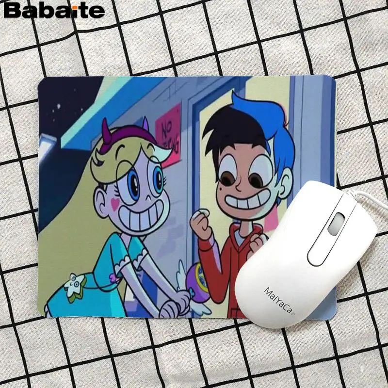 Babaite Star vs Forces Evil силиконовый коврик для мыши резиновый ПК компьютерный игровой |