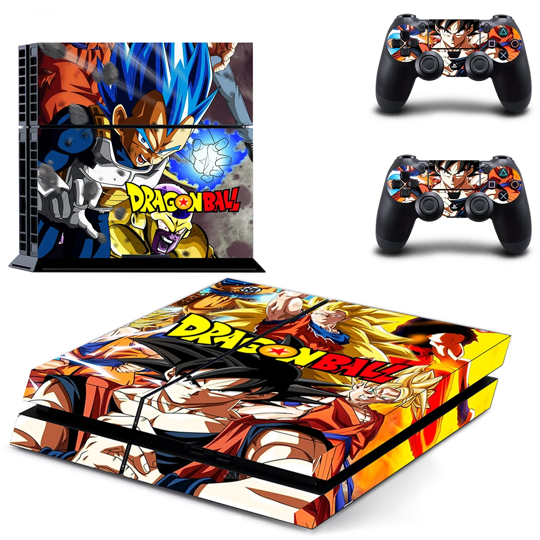 ARRKEO Dragon Ball Супер Saiyan Виниловая Наклейка для PS4 стикеры аксессуары для playstation 4 PS 4 консоль+ 2 шт. контроллеры Скины