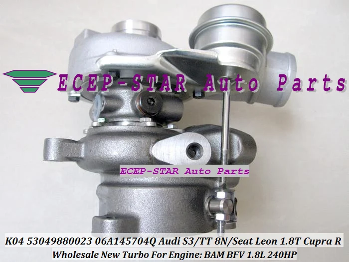 Турбокомпрессор Turbo K04 023 23 53049880023 53049700023 06A145704Q для Audi S3 TT 8N Seat Leon 1 8 T Cupra R BAM BFV 1.8L 240HP |