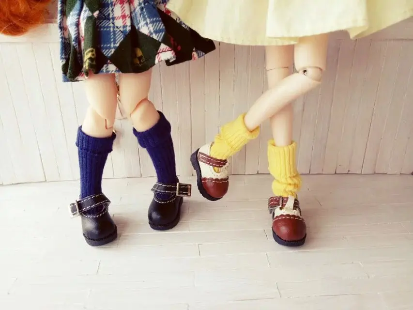 Бесплатная доставка 5 пары/компл. модные 1/6 куклы носки чулки для Blyth Azone Momoko pullip licca