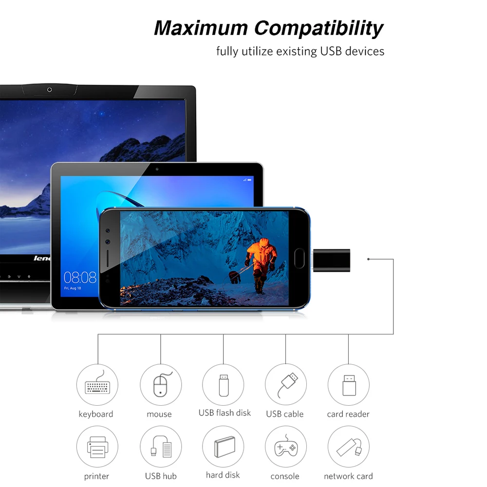 Micro-type-C адаптер Micro USB мама-USB 3,1 type c type C Мужской кабель конвертер разъем быстрое зарядное устройство