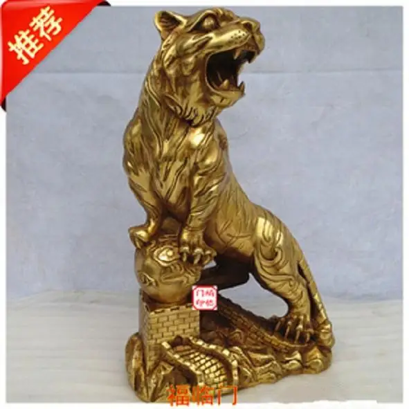 The opening of the Great Wall tiger copper ornaments cornucopia uiwang property gifts jewelry Home Furnishing cheer | Дом и сад