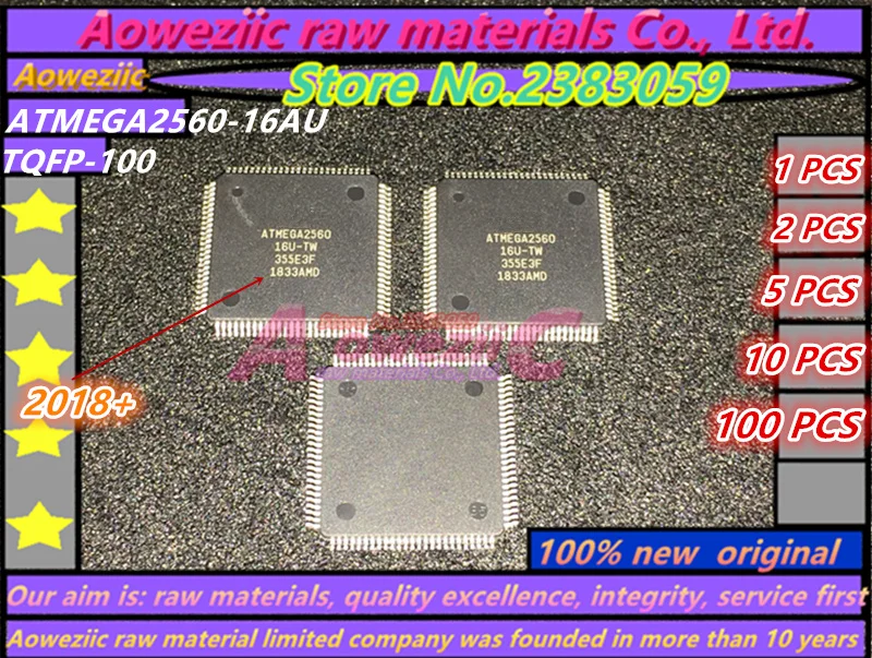 Aoweziic 2018 + 100 новая Оригинальная фотовспышка 256K 5В микроконтроллер TQFP100 8