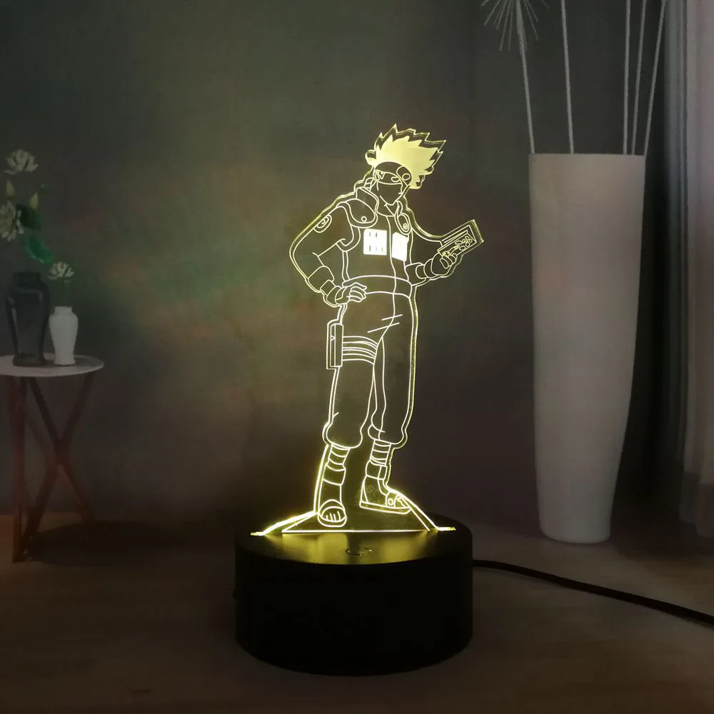 Горячая продажа японского аниме Наруто светодиодный ночник USB переключатель