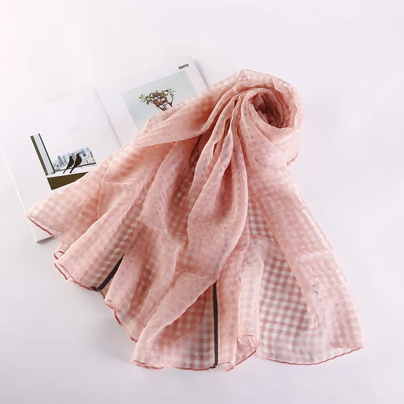 Роскошный брендовый женский шарф весна осень 2019 высококачественные шелковые