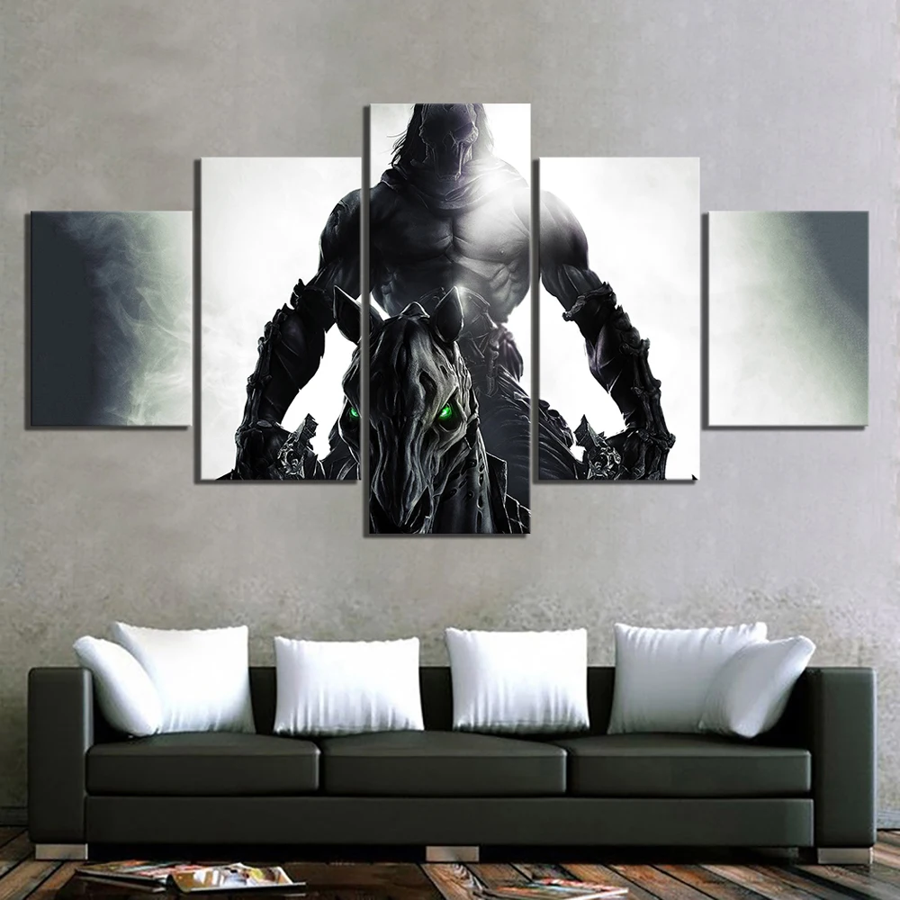 5 шт. постер с изображением темных пейзажей 2 игры рыцаря смерти HD сказочное