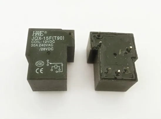 5 шт. JQX 15F (T90) 12 В постоянного тока или 24 маленькое электромагнитное реле 30 А