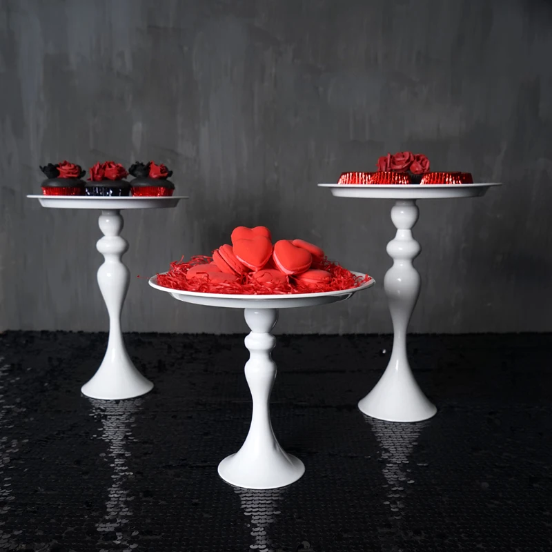 Элегантная белая подставка для торта демонстрационная тарелка кексов