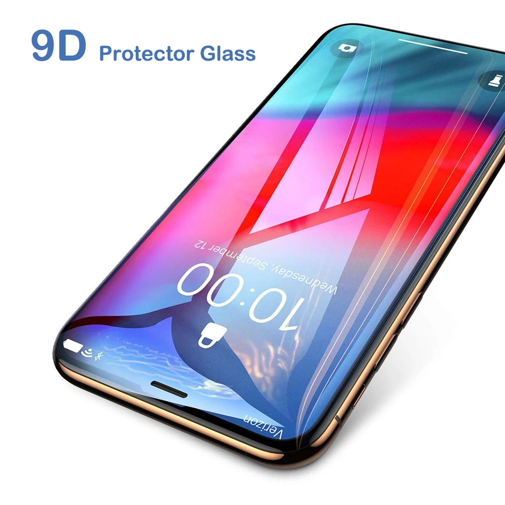 CXV 9D стекло для iPhone X XS MAX XR полное покрытие Защита экрана 8 7 6 6s Plus Защитная пленка