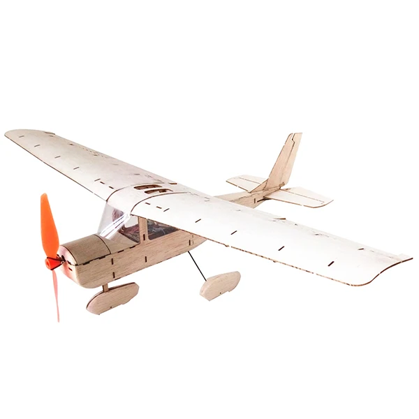 Мини Cessna 182 435 мм размах крыльев Balsa деревянная лазерная резка RC Самолет набор |