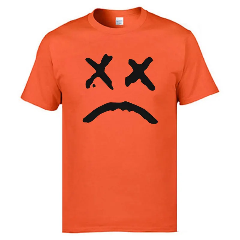 orange black Летняя Новинка, футболка, музыка, мужские Графические футболки, рэп, футболка, мужская, хлопок, хип-хоп, большие размеры, удобная хип-хоп Футболка - Цвет: orange black