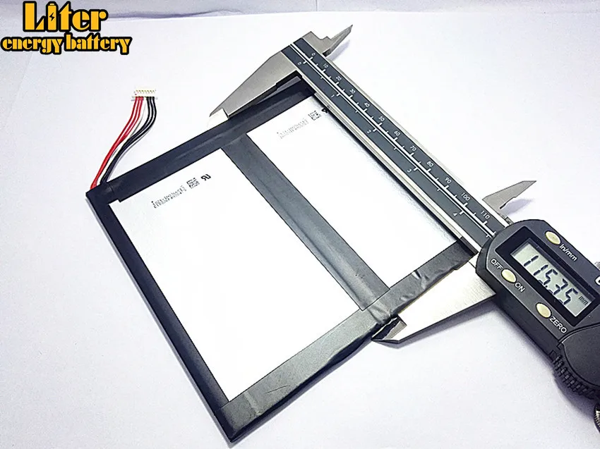 7-линейный разъем 3 7 v 9200mah 37115130 40115130 Plib полимерный литий-ионный аккумулятор для