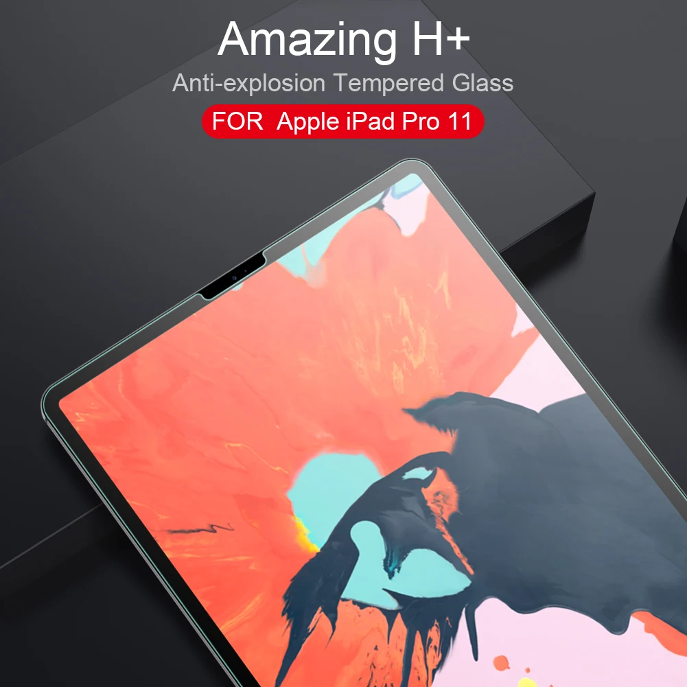 Nillkin Amazing H+ закаленное стекло для iPad Pro 12,9 анти-Взрывная Защитная пленка для экрана для iPad Pro 1" ультра тонкая прозрачная
