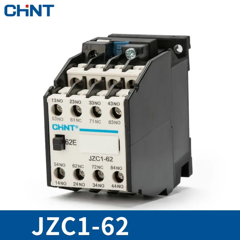 CHINT Contact Type Relay JZC1 62 80 53 220V 380V 110V 24v Communication Contactor|contactor 24v|110v contactor24v contactor |