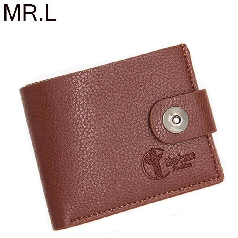 M R.L случайный кошелек искусственная кожа короткий клатч кошельки для мужчин