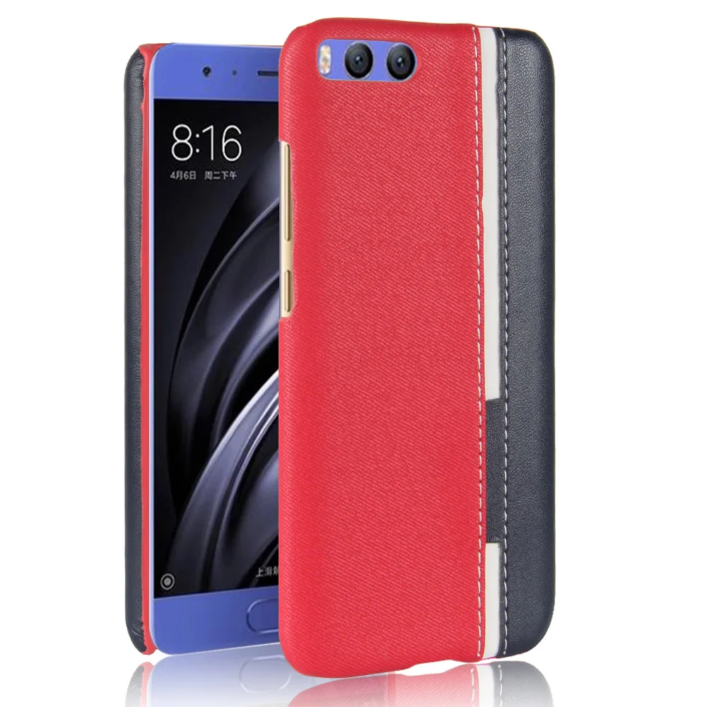 Чехол для телефона Xiaomi Mi 6 5X 5 5S Plus роскошные двухцветные кожаные чехлы на заднюю