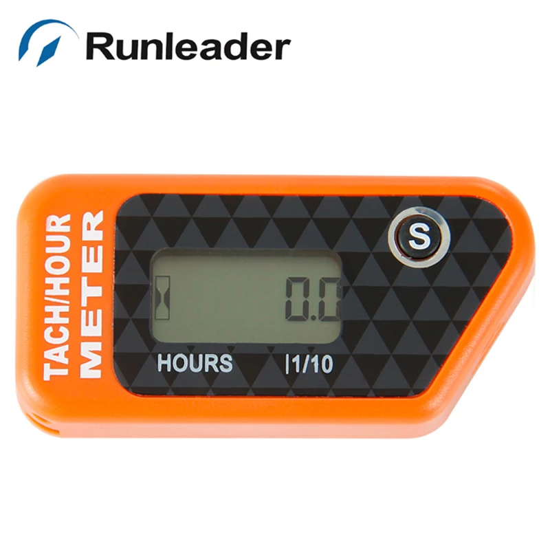 Цифровой переустановка индуктивный тахометр счетчик часов для газового