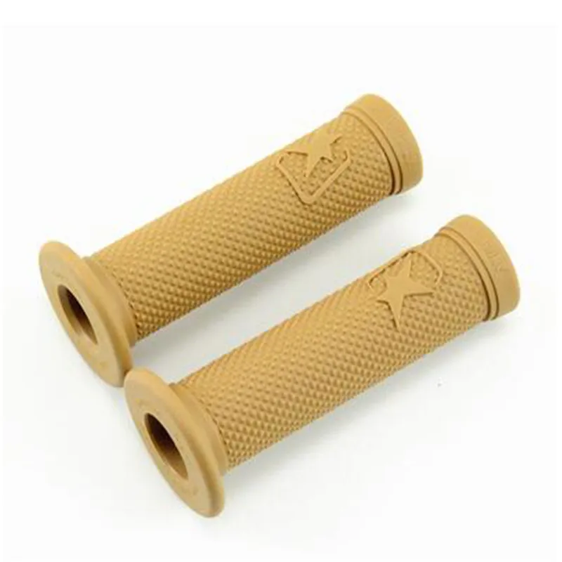 Руль для мотоцикла с рукояткой, Универсальный руль для kawasaki honda suzuki benelli yamaha Harley softail sportster grip moto rcycle - Цвет: Хаки