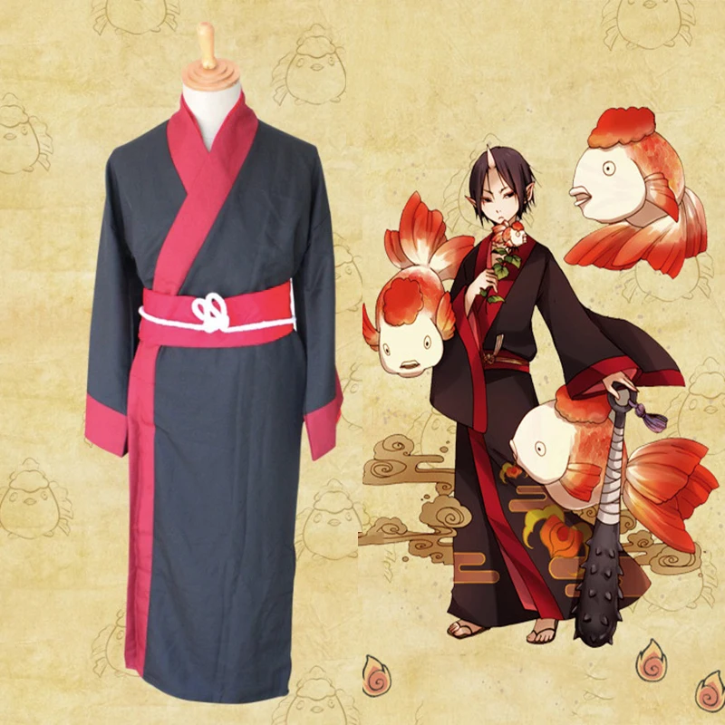 

Anime Hozuki's Coolheadedness Cosplay Costumes Hoozuki Cosplay Kimono Costume Halloween Carnival Party Cosplay Costume